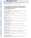 Cover page: Using Transitional Changes on High-Resolution Computed Tomography to Monitor the Impact of Cyclophosphamide or Mycophenolate Mofetil on Systemic Sclerosis-Related Interstitial Lung Disease.