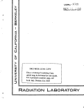 Cover page: EFFECTS OF TOTAL BODY IRRADIATION UPON LIPOPROTEIN METABOLISM