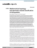 Cover page: Mathematical topology and geometry-based classification of tauopathies.