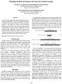 Cover page: Modeling the Role of Unobserved Causes in Causal Learning