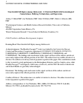 Cover page: Non-Suicidal Self-Injury Among Adolescents: A Structural Model with Socioecological Connectedness, Bullying Victimization, and Depression