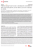 Cover page: Cationic-nanogel nasal vaccine containing the ectodomain of RSV-small hydrophobic protein induces protective immunity in rodents