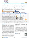 Cover page: Leached Compounds from Smoked Cigarettes and Their Potential for Bioaccumulation in Rainbow Trout (Oncorhynchus mykiss)