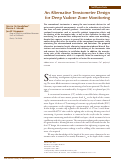 Cover page: An Alternative Tensiometer Design for Deep Vadose Zone Monitoring