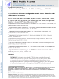 Cover page: Associations of trauma and posttraumatic stress disorder with aldosterone in women