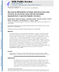 Cover page: Non-Invasive Differentiation of Benign Renal Tumors from Clear Cell Renal Cell Carcinomas Using Clinically Translatable Hyperpolarized 13C Pyruvate Magnetic Resonance