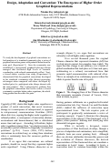 Cover page: Design, Adaptation and Convention: The Emergence of Higher Order Graphical Representations