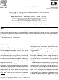 Cover page: Imaging of postoperative knee extensor mechanism