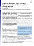 Cover page: Multiphase reactivity of polycyclic aromatic hydrocarbons is driven by phase separation and diffusion limitations