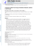 Cover page: To Design Scalable Free Energy Perturbation Networks, Optimal Is Not Enough.