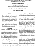 Cover page: Computational characterization of the role of an attention schema in controlling visuospatial attention