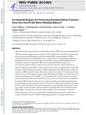 Cover page: Incremental dialysis for preserving residual kidney function—Does one size fit all when initiating dialysis?