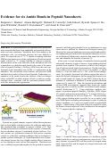 Cover page: Evidence for cis Amide Bonds in Peptoid Nanosheets