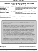 Cover page: The Role of Gender in Nurse-Resident Interactions: A Mixed-methods Study