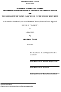 Cover page: Extraction from Relative Clauses: An Experimental Investigation into Variable Island Effects in English—or—This is a Dissertation That We Really Needed to Find Someone Who'd Write