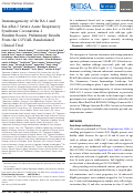 Cover page: Immunogenicity of the BA.1 and BA.4/BA.5 Severe Acute Respiratory Syndrome Coronavirus 2 Bivalent Boosts: Preliminary Results From the COVAIL Randomized Clinical Trial.