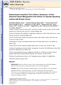 Cover page: Randomized Controlled Trial of Nuevo Amanecer: A Peer-delivered Stress Management Intervention for Spanish-speaking Latinas with Breast Cancer