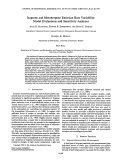 Cover page: Isoprene and monoterpene emission rate variability: model evaluations and sensitivity analyses