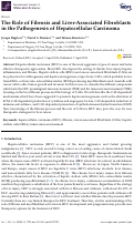 Cover page: The Role of Fibrosis and Liver-Associated Fibroblasts in the Pathogenesis of Hepatocellular Carcinoma