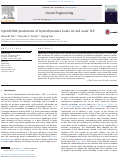 Cover page: OpenFOAM predictions of hydrodynamics loads on full-scale TLP