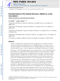 Cover page: Potential impact of the steroid hormone, vitamin D, on the vasculature.