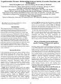 Cover page: Cognition under Pressure: Relationships between Anxiety, Executive Functions, and Mathematics