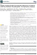 Cover page: Plasma Oxylipin Profile Discriminates Ethnicities in Subjects with Non-Alcoholic Steatohepatitis: An Exploratory Analysis