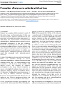 Cover page: Perception of wig use in patients with hair loss