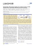 Cover page: Hydrophobic Nanoparticles Reduce the β‑Sheet Content of SEVI Amyloid Fibrils and Inhibit SEVI-Enhanced HIV Infectivity