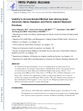 Cover page of Inability to Access Needed Medical Care Among Asian American, Native Hawaiian, and Pacific Islander Medicaid Enrollees.