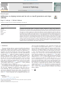 Cover page: Infiltration on sloping terrain and its role on runoff generation and slope stability