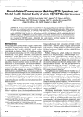 Cover page: Alcohol-Related Consequences Mediating PTSD Symptoms and Mental Health-Related Quality of Life in OEF/OIF Combat Veterans.