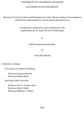 Cover page: Physical Activity in Underserved Preadolescent Youth: Characterization of Accumulation and Patterns and Examination of Socio-Environmental Factors