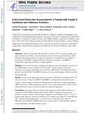 Cover page: Clinical and Molecular Assessment in a Female with Fragile X Syndrome and Tuberous Sclerosis