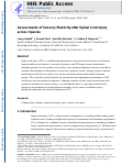 Cover page: Assessments of sensory plasticity after spinal cord injury across species