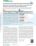 Cover page: Metal Cation Pre-Intercalated Ti3C2T x MXene as Ultra-High Areal Capacitance Electrodes for Aqueous Supercapacitors