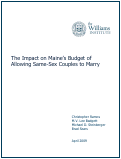 Cover page: The Impact on Maine's Budget of Allowing Same-Sex Couples to Marry