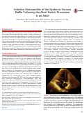 Cover page: Infective Endocarditis of the Systemic Venous Baffle Following the Atrial Switch Procedure in&nbsp;an Adult