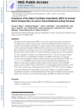 Cover page: Expansion of the Major Facilitator Superfamily (MFS) to include novel transporters as well as transmembrane-acting enzymes