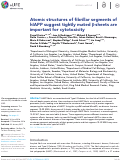 Cover page: Atomic structures of fibrillar segments of hIAPP suggest tightly mated β-sheets are important for cytotoxicity