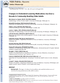 Cover page: Changes in Cholesterol-Lowering Medications Use Over a Decade in Community-Dwelling Older Adults