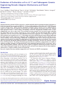 Cover page: Evolution of Escherichia coli to 42 °C and subsequent genetic engineering reveals adaptive mechanisms and novel mutations.