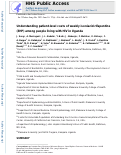 Cover page: Understanding patient-level costs of weekly isoniazid-rifapentine (3HP) among people living with HIV in Uganda