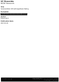 Cover page: Technical Note: CRT with Hypothesis Testing