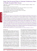 Cover page: Using Time-Structured Data to Estimate Evolutionary Rates of Double-Stranded DNA Viruses