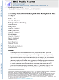 Cover page: Assessing Human Mirror Activity With EEG Mu Rhythm: A Meta-Analysis