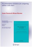 Cover page: Accommodation dynamics for comparing utilities with others