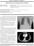 Cover page: Man with Altered Mentation after Trauma