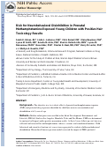 Cover page: Risk of Neurobehavioral Disinhibition in Prenatal Methamphetamine–Exposed Young Children With Positive Hair Toxicology Results