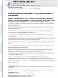 Cover page: Predictors of electrocardiographic QT interval prolongation in men with HIV